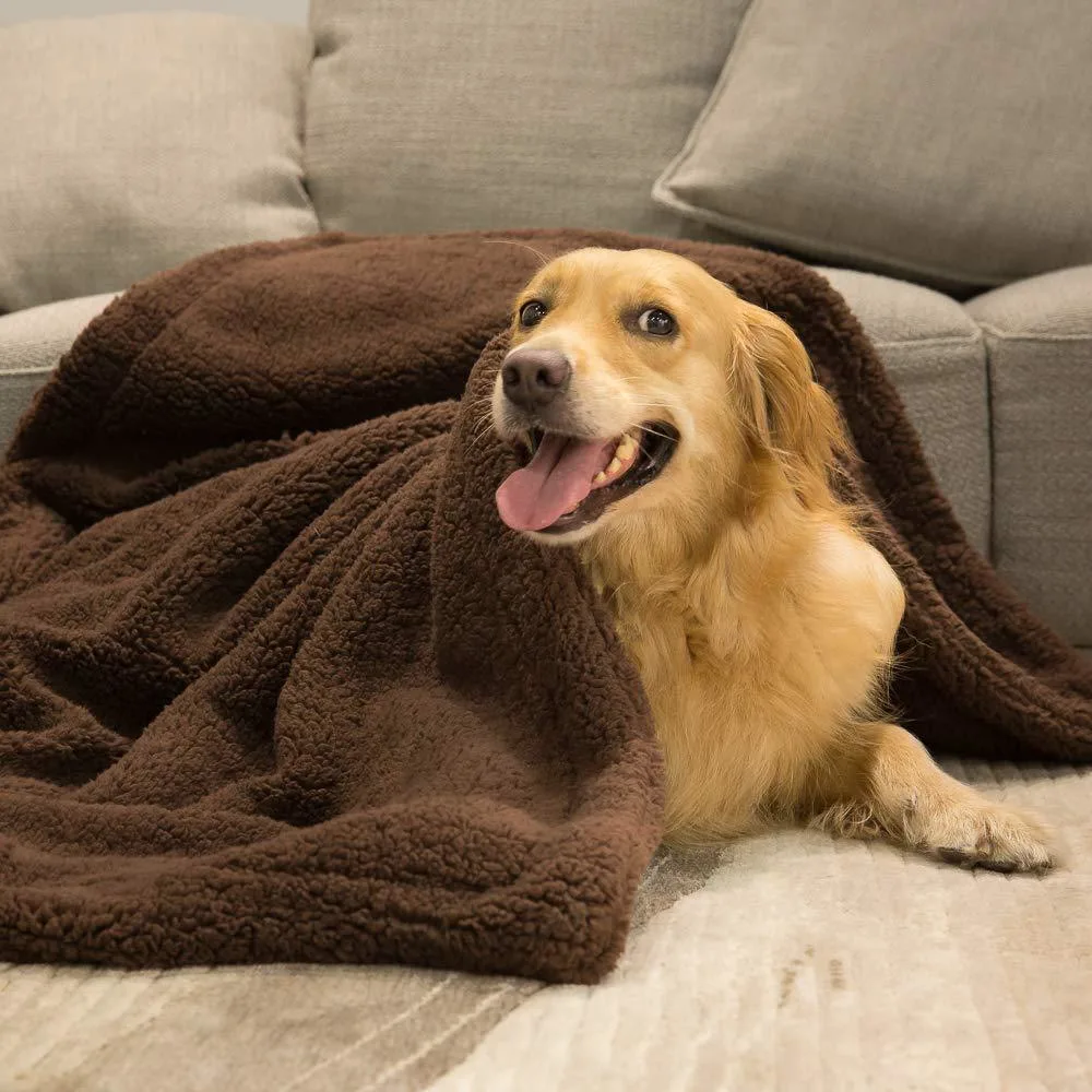 Machine Washable Cosy Comfortable Pet Bedding Throw Fleece Pet Blanket