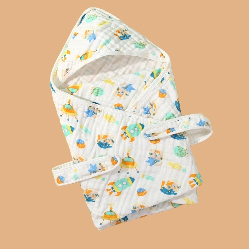Digital Print 70% Bamboo 30% Organic Cotton Newborn Swaddle Wrap Receiving Blanket Baby Muslin Swaddle Blankets Custom