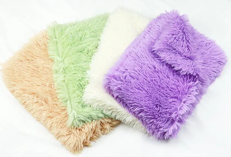 Dog Plush Blanket Pet Mat Double Layer Pet Blanket Golden Fur Large, Medium and Small Dog Mat Cat Blanket