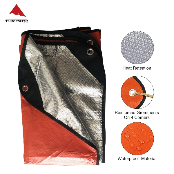 Emergency Rescue Blanket for All Weather-Orange