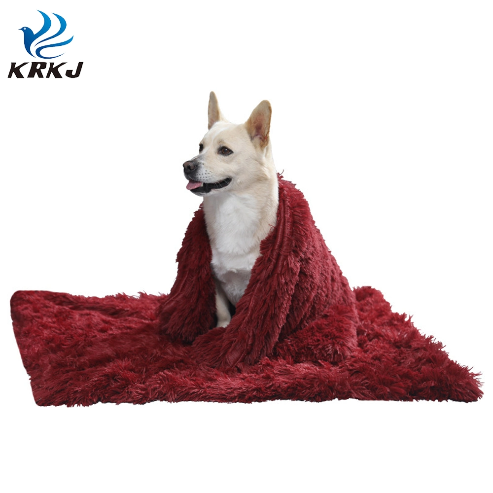Tc-029 Breathable Soft Pet Good Sleepling Plush Throw Blanket for Dogs