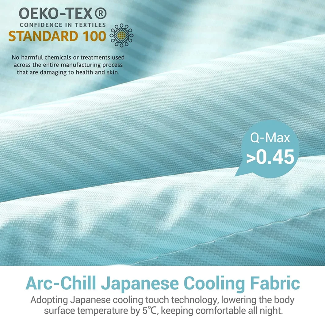 Revolutionary Cooling Blanket Comforter Absorbs Body Heat to Keep Cool Japanese Double-Sided Arc-Chill Cold Tech Cooling Blanket