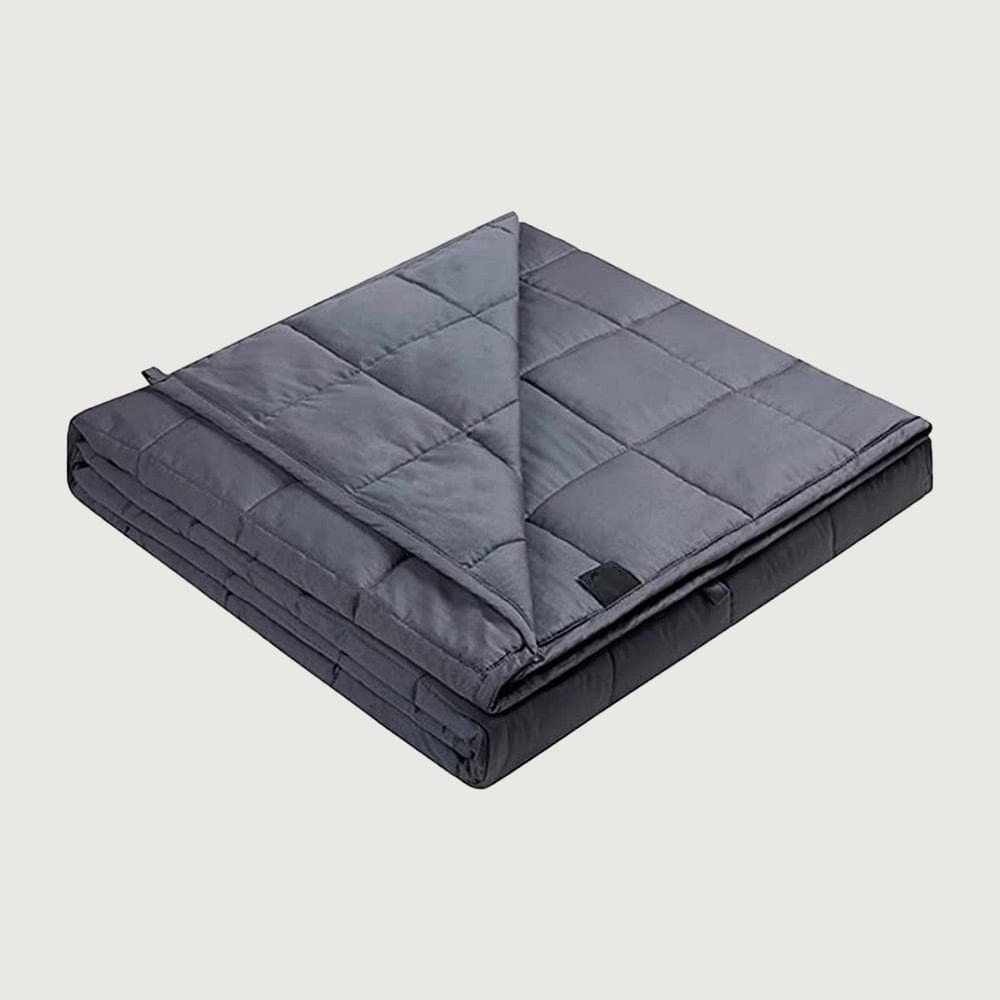 Sample Available Custom Factory Grey 10/15/20 Lbs Sensory Cooling Bamboo Weighted Blanket for Children