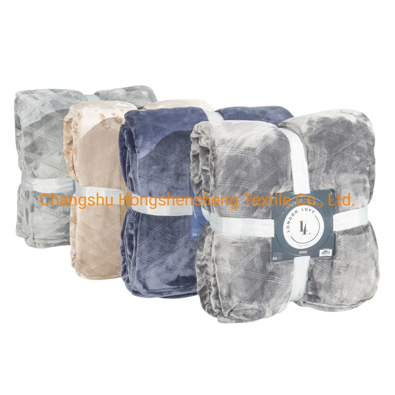 Weighted Blanket 300GSM High Quality Home Textile Fleece Blankets for Winter