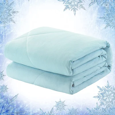 Revolutionary Cooling Blanket Comforter Absorbs Body Heat to Keep Cool Japanese Double-Sided Arc-Chill Cold Tech Cooling Blanket